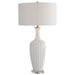 Uttermost Strauss White Ceramic Table Lamp 28374-1