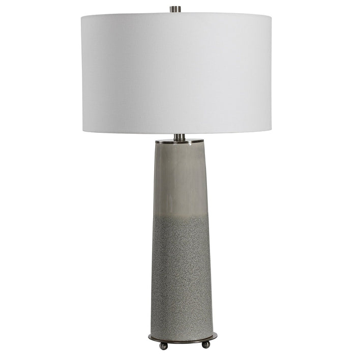 Uttermost Abdel Gray Glaze Table Lamp 28436