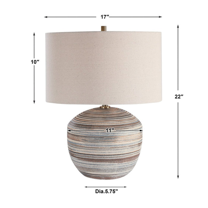 Uttermost Prospect Striped Accent Lamp 28441-1