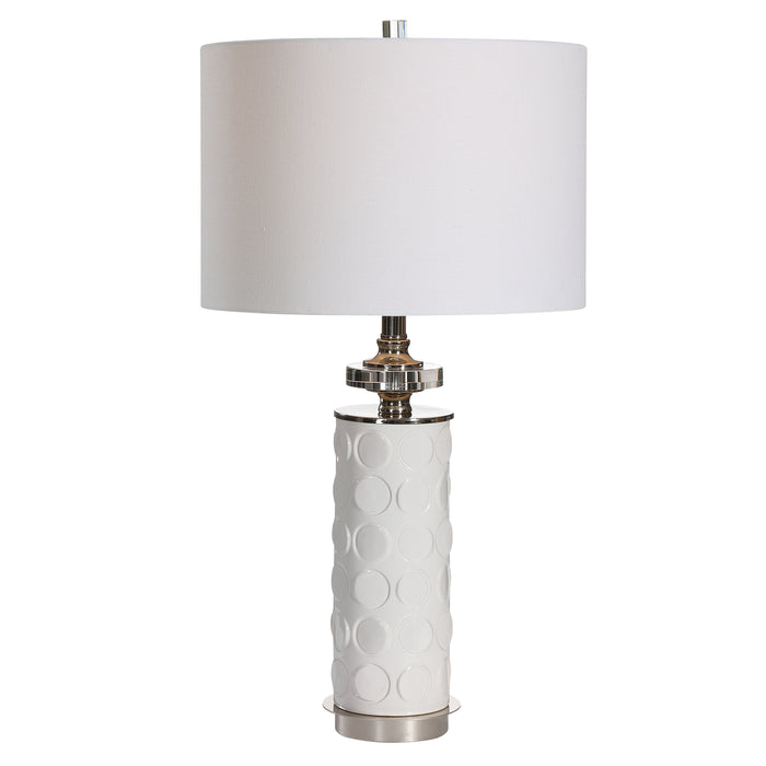 Uttermost Calia White Table Lamp 28428-1