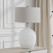 Uttermost Whiteout Mottled Glass Table Lamp 28469-1