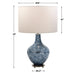 Uttermost Cove Cobalt Blue Table Lamp 28482-1