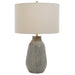 Uttermost Monacan Gray Textured Table Lamp 28484-1