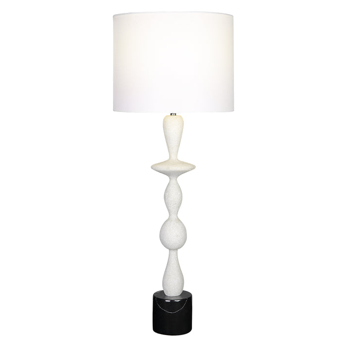 Uttermost Inverse White Marble Table Lamp 29796-1