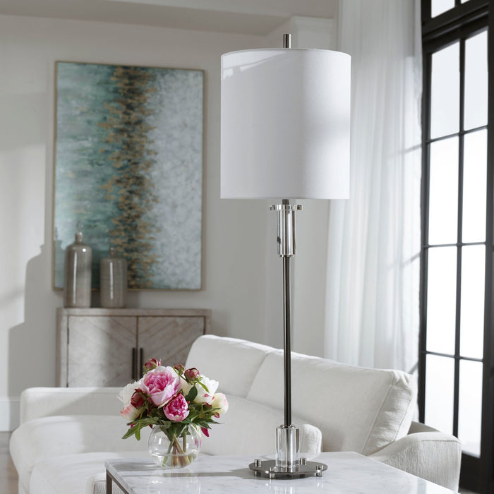 Uttermost Aurelia Steel Buffet Lamp 29875-1