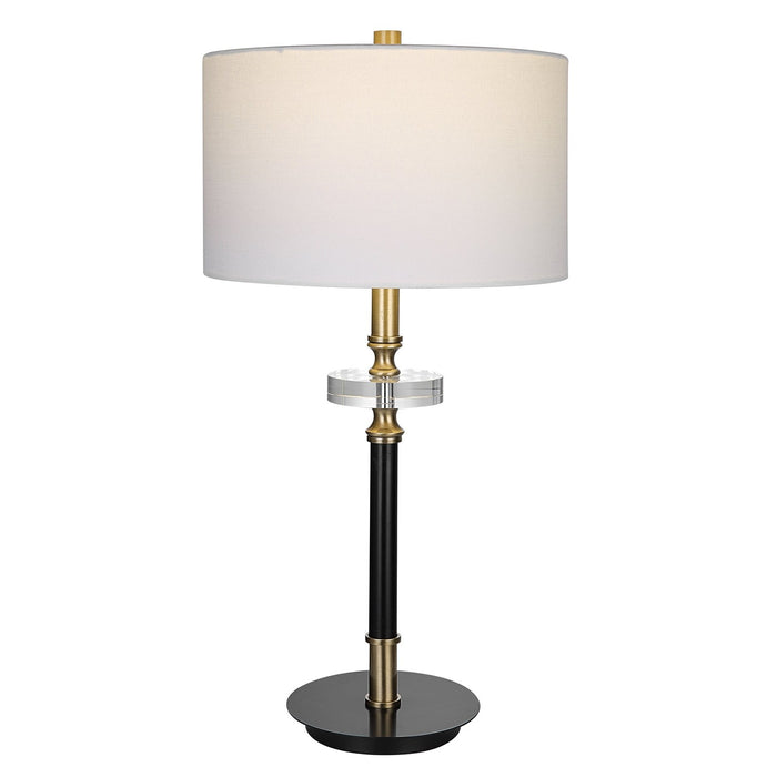 Uttermost Maud Aged Black Table Lamp 29991-1