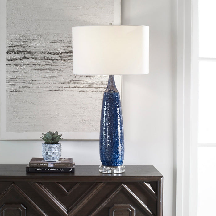 Uttermost Newport Cobalt Blue Table Lamp 29999