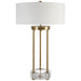 Uttermost Pantheon Brass Rod Table Lamp 30013-1