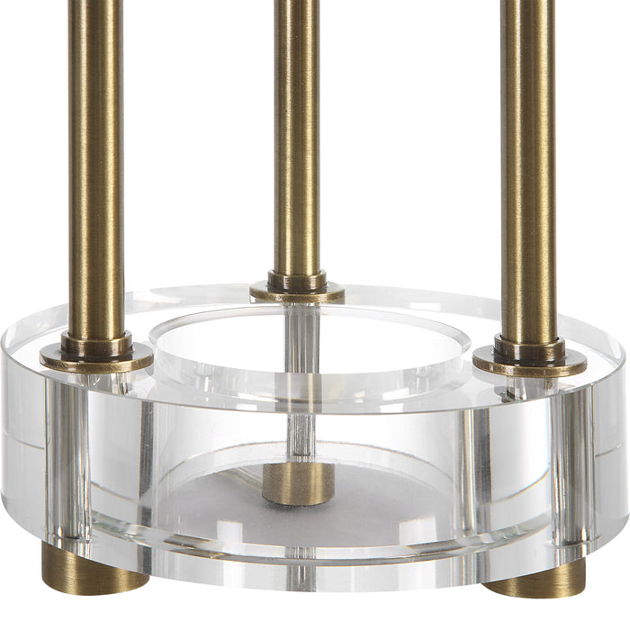 Uttermost Pantheon Brass Rod Table Lamp 30013-1