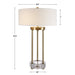 Uttermost Pantheon Brass Rod Table Lamp 30013-1