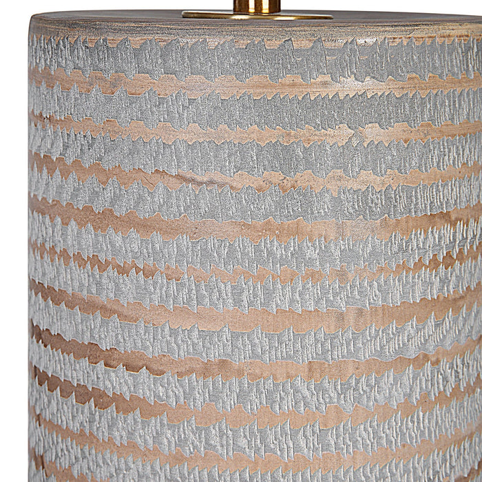 Uttermost Monolith Gray Table Lamp 29994