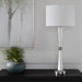 Uttermost Hourglass White Table Lamp 30064