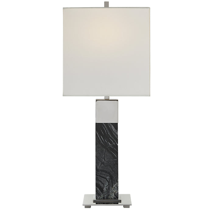 Uttermost Pilaster Black Marble Table Lamp 30060-1