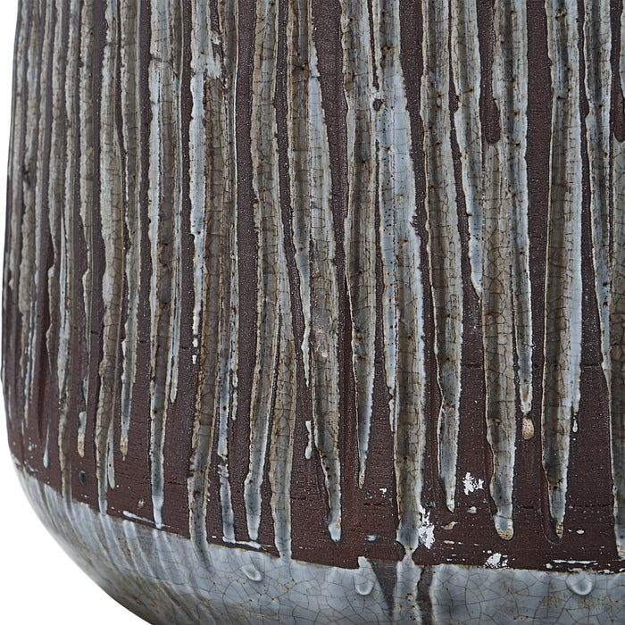Uttermost Neolithic Blue-Gray Table Lamp 30062-1