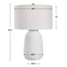 Uttermost Heir Chalk White Table Lamp 30105-1