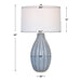 Uttermost Veston Blue Glaze Table Lamp 30161-1