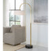 Uttermost Huxford Brass Arch Floor Lamp 30136-1