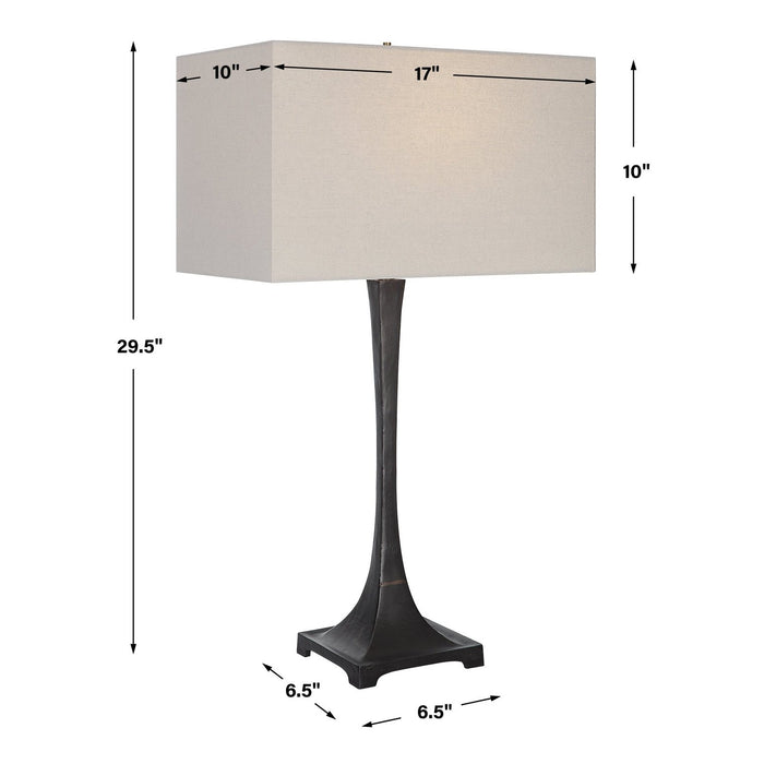 Uttermost Reydan Tapered Iron Table Lamp 30139