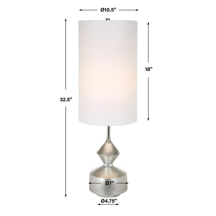 Uttermost Vial Silver Buffet Lamp 30187-1