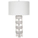 Uttermost Band Together Crystal & Wood Table Lamp 30192