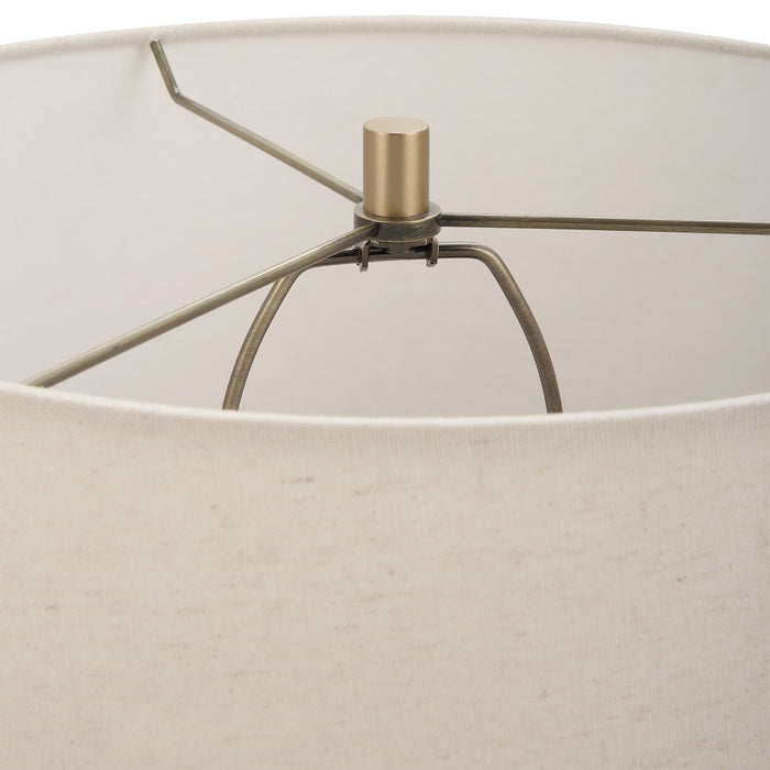 Uttermost Lunia Gray Glass Table Lamp 30200-1