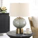 Uttermost Lunia Gray Glass Table Lamp 30200-1