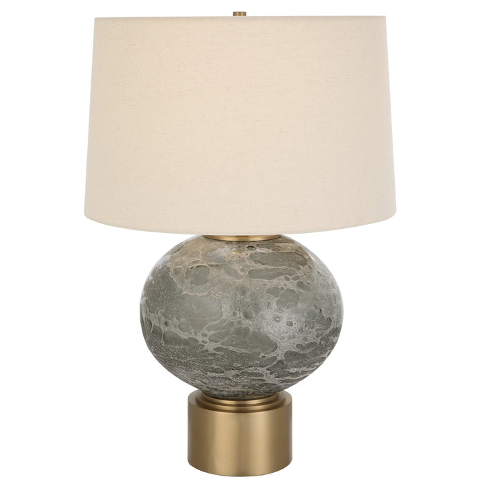 Uttermost Lunia Gray Glass Table Lamp 30200-1