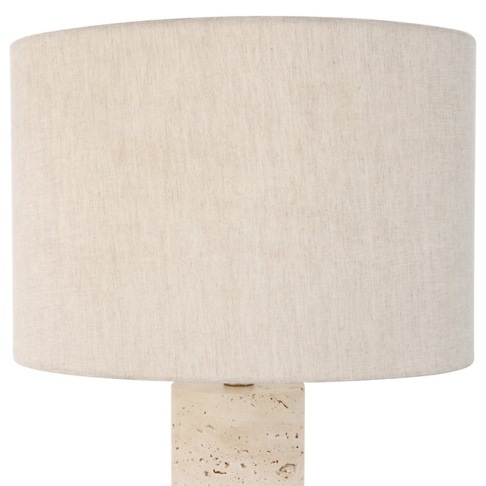 Uttermost Gravitas Elegant Brass & Stone Lamp 30201-1