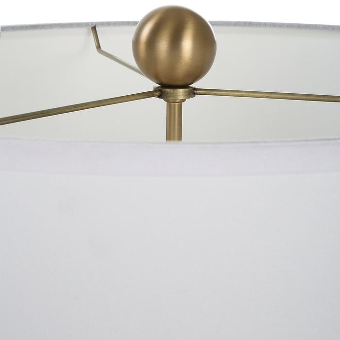 Uttermost Cardoni Bronze Glass Table Lamp 30231