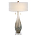 Uttermost Cardoni Bronze Glass Table Lamp 30231