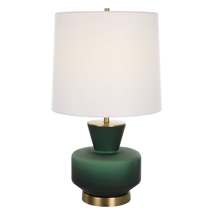 Uttermost Trentino Dark Emerald Green Table Lamp 30232-1