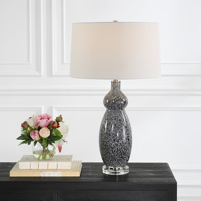 Uttermost Velino Curvy Glass Table Lamp 30228