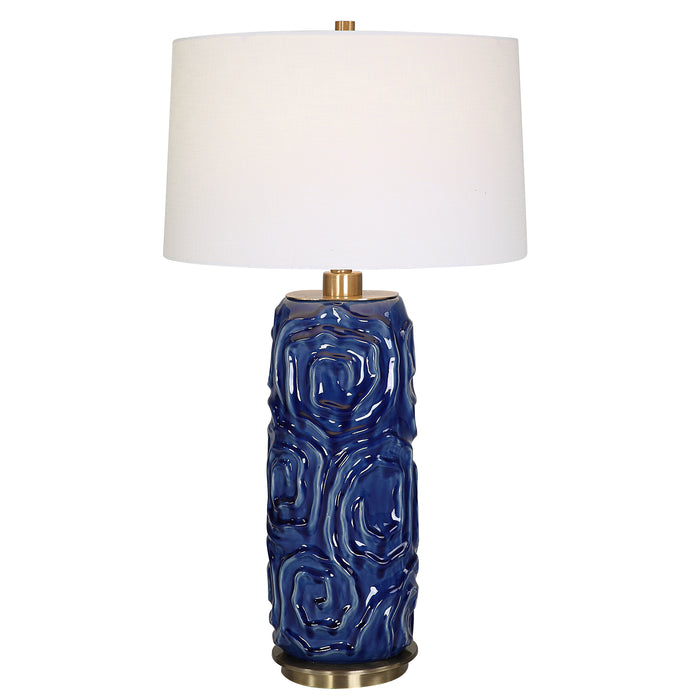 Uttermost Zade Blue Table Lamp 30221-1