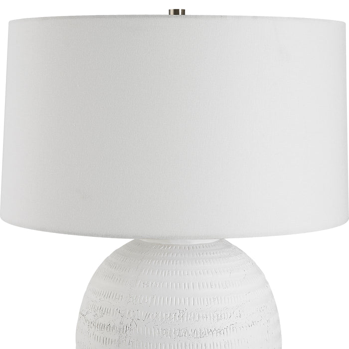 Uttermost Reyna Chalk White Table Lamp 30236-1