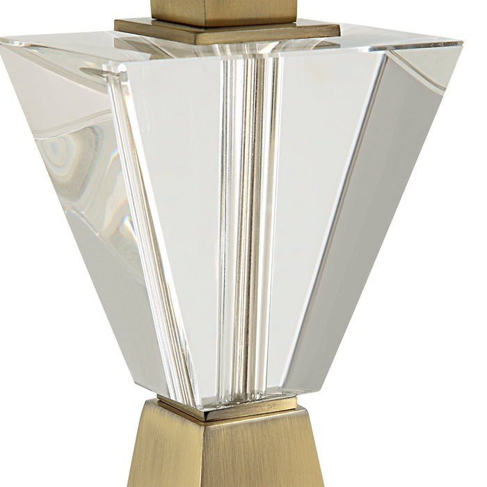 Uttermost Arete Modern Brass Table Lamp 30244