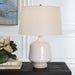 Uttermost Opal Gloss White Table Lamp 30250-1
