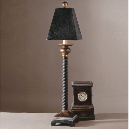 Uttermost Bellcord Black Buffet Lamp 29007