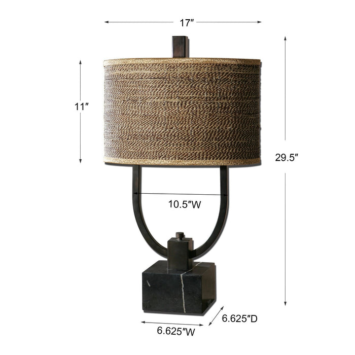Uttermost Stabina Metal Table Lamp 26541-1
