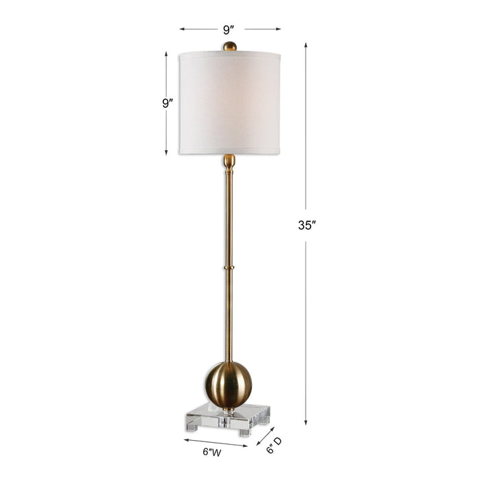 Uttermost Laton Brass Buffet Lamp 29935-1