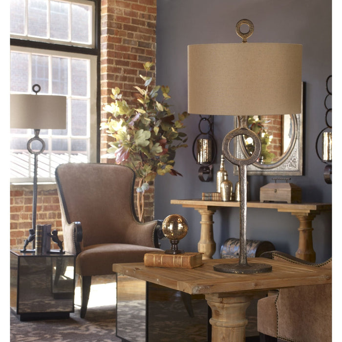 Uttermost Ferro Cast Iron Table Lamp 27663