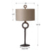 Uttermost Ferro Cast Iron Table Lamp 27663