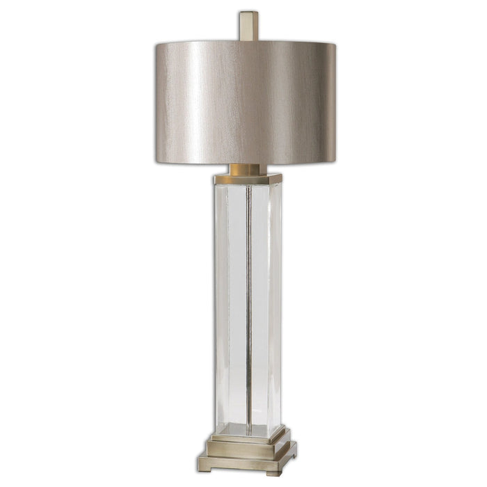 Uttermost Drustan Clear Glass Table Lamp 26160-1