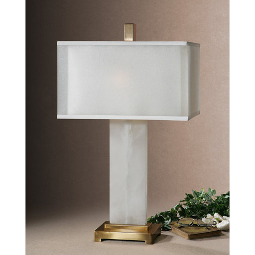 Uttermost Athanas Alabaster Lamp 26136-1
