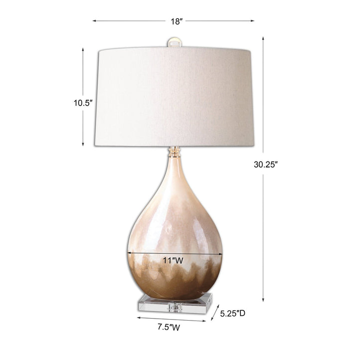 Uttermost Flavian Glazed Ceramic Lamp 26171-1