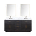 Lexora Home Abbey Bath Vanity with Carrara Marble Countertop