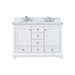 Lexora Home Dukes Bath Vanity with Carrara Marble Countertop