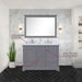 Lexora Home Dukes Bath Vanity with Cultured Marble Countertop