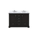 Lexora Home Dukes Bath Vanity with White Quartz Countertop