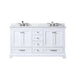 Lexora Home Dukes Bath Vanity with Carrara Marble Countertop