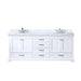 Lexora Home Dukes Bath Vanity with Carrara Marble Countertop